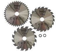Makita HW D-44769 Lot de 3 lames de scie circulaire, 185 mm x 30 mm