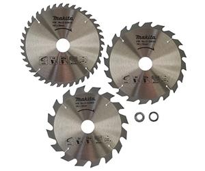 Makita HW D-44769 Lot de 3 lames de scie circulaire, 185 mm x 30 mm