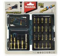 Makita Coffret d'embouts de vissage B-49921 – 26 embouts, acier haute qualité, absorption des chocs