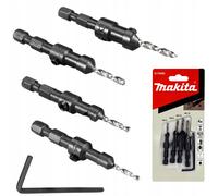 MAKITA jeu de forets à fraiser 1/4'' 4 pcs D-73455