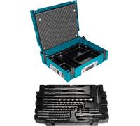 Makita Jeu de forets et burins SDS-PLUS dans MAKPAC, 17 pièces SDS-PLUS - forets et burins - 17 pièces