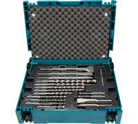 Makita Jeu de forets et burins SDS-PLUS dans MAKPAC, 17 pièces SDS-PLUS - forets et burins - 17 pièces