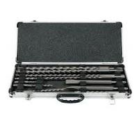 MAKITA jeu de forets et burins SDS-Plus dans un coffret en aluminium, 10 pcs D-42385.