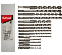 MAKITA jeu de forets SDS-Plus 5;6;7;8;10;12;14;16 mm, 14 pièces D-71956