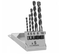 MAKITA jeu de forets universel MULTIPLEX 4x40/75 et 5x50/85 et 6x60/100 et 8x72/120 et 10x72/120 mm, 5 pcs P-23802