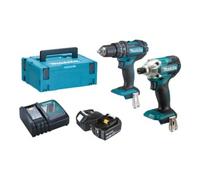 Combopack 2 outils (DHP482) + (DTD156) (2x3.0Ah) en Makpac - MAKITA DLX2337J