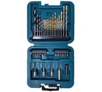 MAKITA jeu d'embouts et de forets 34 pièces dans un coffret en plastique B-68498