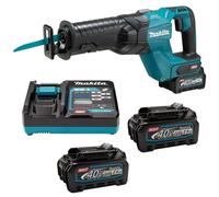 Makita JR001GD201 40 V Li-Ion Batterie Scie Sabre Kit (2 X 2,5 Ah) - 255 X 130 Mm - Sans Charbon