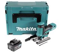 Makita JV 102 DM1J Scie sauteuse pendulaire sans fil 10,8V + 1x Batterie 4,0Ah + Coffret - sans chargeur