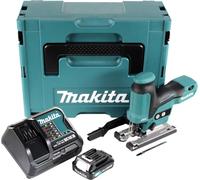 Makita JV 102 DSA1J Scie sauteuse rechargeable 12 V puissance max. 90 mm sans balais + 1x batterie 2,0 Ah + chargeur + Makpac