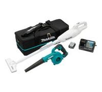 Makita CLX245SAX1 Ensemble combiné - aspirateur sans fil CL108FDZW + souffleur sans fil UB100D 12V 2.0Ah Li-Ion