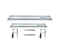 Makita Kit de rails de guidage Rail de guidage 1400mm + rail de guidage 1000mm + 2x connecteurs de rails de guidage + 2x serre-joints
