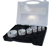 Makita Kit de scies cloche électricien 6pcs Couronne de perçage Carottier Couronne de perçage Mèche à boîte