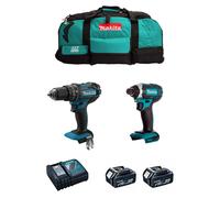 MAKITA Kit MK206 (DHP482 DTD152 2 x 5,0 Ah DC18RC LXT600)