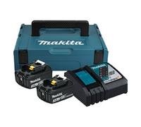 Makita Pack énergie 197952-5 – 2x3,0 Ah avec chargeur simple et coffret Makpac