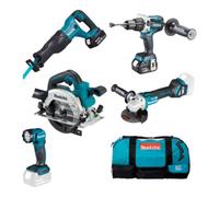 Makita Kit spécial d'appareils sans fil Makita 18 V DLX5067TX1 Quantité:1