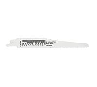 Makita Lame Bi-Métal toutes sortes de bois avec restes de métal, acier 2,5mm (fenêtres) Longueur utile 130mm, Qté 5 Makita - P-47064
