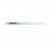 Lot de 5 lames de scie sabre MAKITA P-04983 Bi-Métal flexibles pour acier et Inox (3,5 à 5 mm)