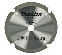 Makita Lame de scie circulaire pour plaque de fibrociment | Specialized | Ø 165 mm Trou d'arbre 20 mm 4T - D-72067
