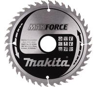 Makita Lame de scie, MAKFORCE TCT T.C.T. - 165 x 30 mm - 40 dents - 2,4 mm - Bois
