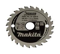 Makita Lame de scie Makita SPECIALISEE 165x20x44Z Quantité:1