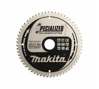 MAKITA Lames carbure Specialized pour bois stratifié - 190 mm - 20 mm - 2 mm - 60 dents