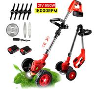 Makita - lames de tondeuse à gazon électrique sans fil, 21V, réglables, légères, pour jardin, outils électriques pour batterie 1 Battery -- Telescopic Rod Set