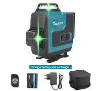 Makita Laser à lumière verte,niveau 16 lignes,haute précision,mural,portable - Type 1 battery 1 charge #B