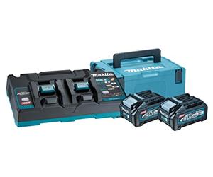 Makita Makita 40V Li-ion MAX Set de 2 batteries 4.0Ah - Chargeur - Mbox - 191U00-8