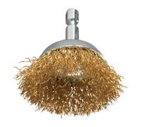 Makita Makita Brosse-coupe Ø 38 mm, ondulée, zinguée, hexagone 1/4" Quantité:1