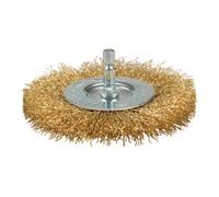 Makita Makita Brosse ronde Ø 100 mm, ondulée, zinguée, 1/4" hexagonal Quantité:1