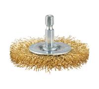 Makita Makita Brosse ronde Ø 63 mm ondulée, zinguée, hexagone 1/4" Quantité:1