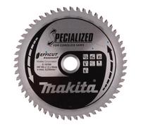 MAKITA lame de scie aluminium Efficut 165x1,5x20 mm 54 dents E-16760
