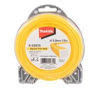 Makita E-02870 Fil nylon carré Pro, 3,0mm x 15m