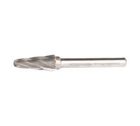 Makita Fraise sur tige B-52825 Carbure de tungstène cône rond Ø10 mm Longueur de travail 25 mm