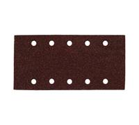 FEUILLE RECT 5+5 BOIS/MÉT 115X229MM G240 (X10) MAKITA - P33249