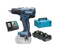 Makita Makita perceuse sans fil DDF459RF3J, jeu de 3 batteries, 3.0 Ah Quantité:1