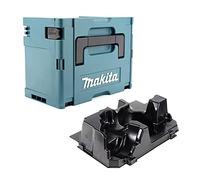 Makita MAKPAC 3 Coffret (821551-8) + Insert pour meuleuse d'angle DGA 511 513 517 (839252-4)