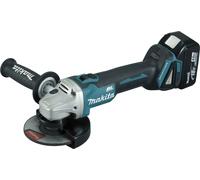 Meuleuse d'angle 18V LXT Ø125 mm (2x4,0 Ah) en MAKPAC - MAKITA DGA504RMJ