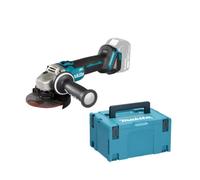 Makita Meuleuse d'angle DGA504ZJ 125 mm 18V Brushless en coffret MAKPAC (sans batterie ni chargeur)