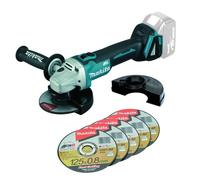 Makita Meuleuse d'angle sans fil 125 mm Li-ion LXT 18 V, sans batterie DGA504ZX1