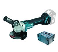 Makita Meuleuse d'angle sans fil 125mm Li-ion LXT 18V, Makpac, sans batterie DGA506ZJ