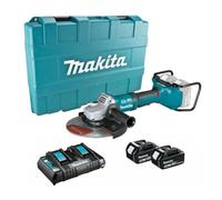 Makita Meuleuse d'angle sur batterie 230mm Li-ion LXT 2x18V/5.0Ah DGA900PT2