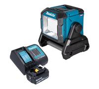Makita ML 005 G SM1 Lampe de chantier sans fil 18 / 40 V max. 3.600 lm + 1x batterie 4,0 Ah + chargeur