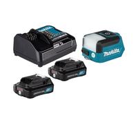 Makita ML 107 DSA Lampe à accu 12 V max. 200 lm LED + 2x accu 2,0 Ah + chargeur