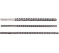 Makita NEMESIS B-36158 carbure de tungstène Jeu de forets pour marteau-perforateur 3 pièces SDS-Max 1 set