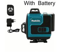 Makita-Niveau laser 4D vert 16 lignes - Autonivelant jusqu'à 25m - Précision ±2mm - Avec télécommande et 1 battery 5000mAh - VERT4 D