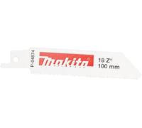 MAKITA P-04874 - BLister de 5 sierras de sable bim para acero e inox de 1.5 a 2.5 mm largo 80mm 18 dpp tipo b