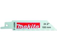 Makita Lame de scie sabre P-04896 – 100 mm, bi-métal 24 dents/pouce, pour acier – Lot de 5