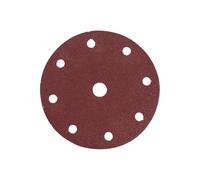 10 DISQUES ABRASIFS MAKITA Ø 150 MM GRAIN 80 AUTO-AGRIPPANT 8 + 1 TROUS-P319180